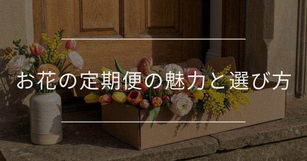 お花の定期便の魅力と選び方