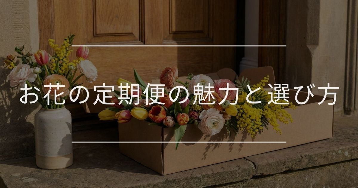 お花の定期便の魅力と選び方