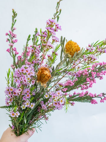 ドライにもなるネイティブ花束