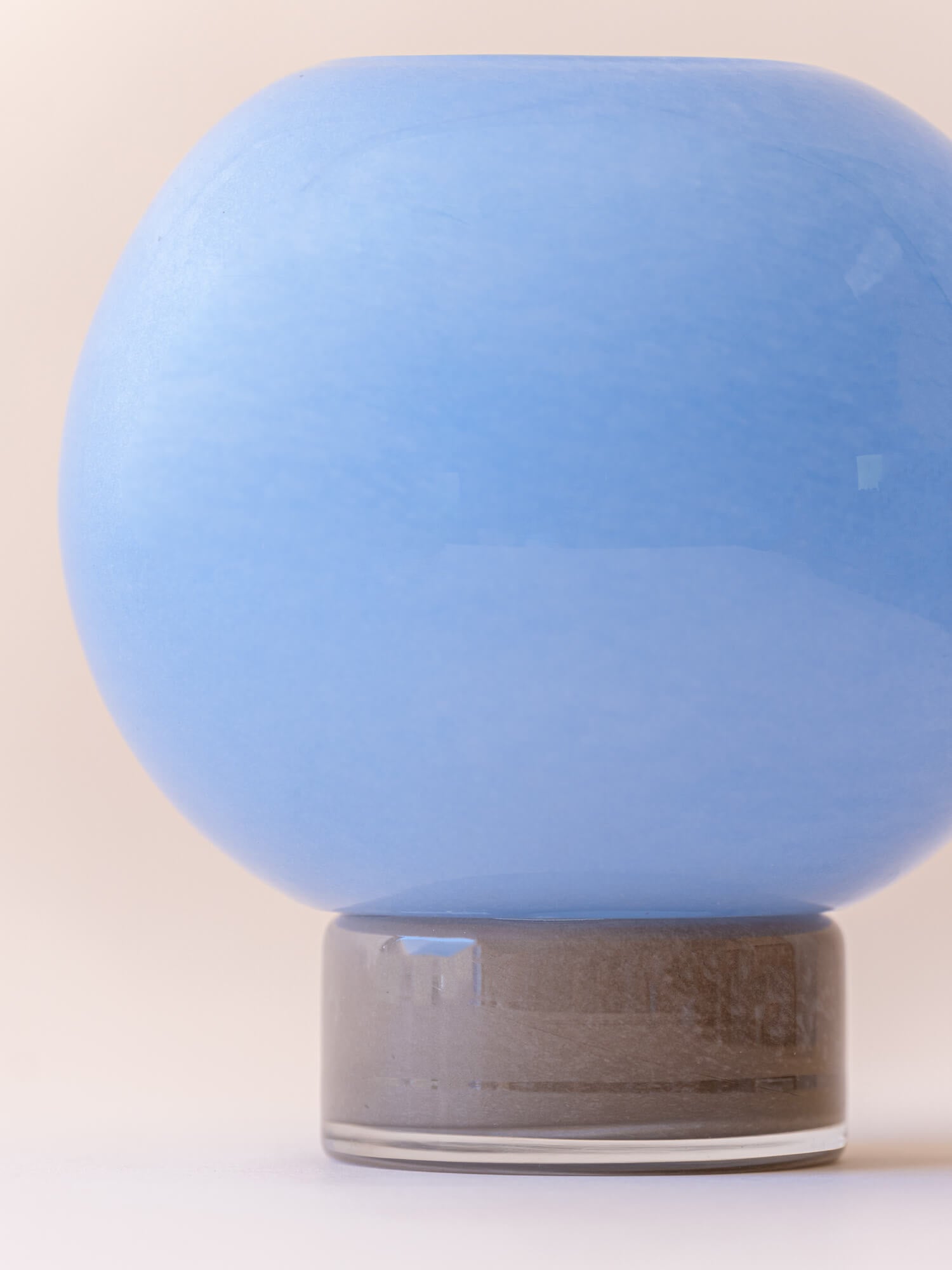 BROSTE COPENHAGEN Mouthblown Glass Vase Light Blue - Mari -