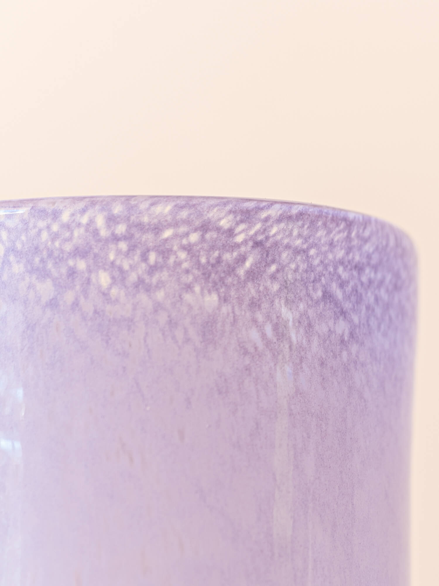 BROSTE COPENHAGEN Mouthblown Glass Vase Purple - Dorit -