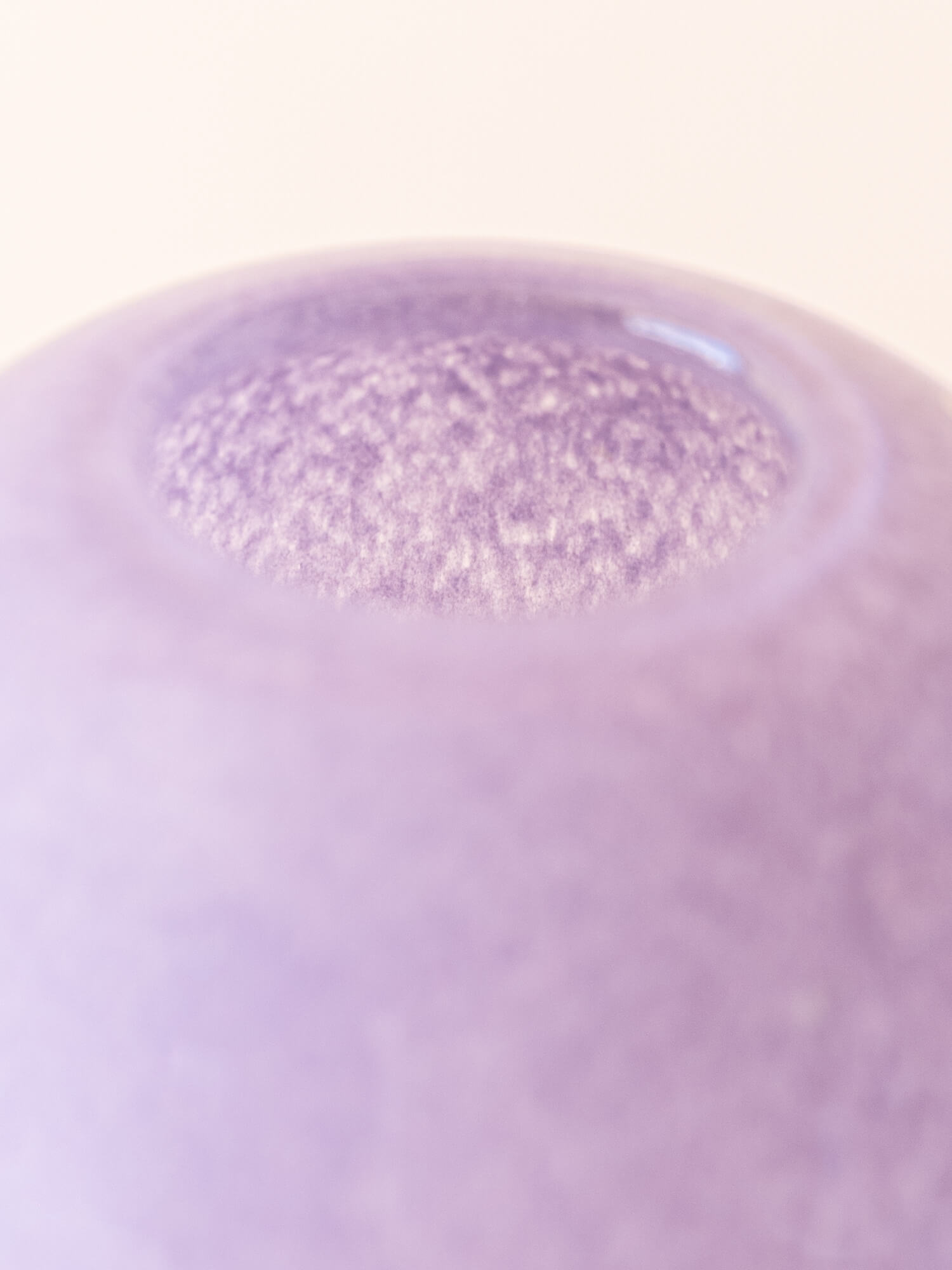 BROSTE COPENHAGEN Mouthblown Glass Vase Purple - Kai -