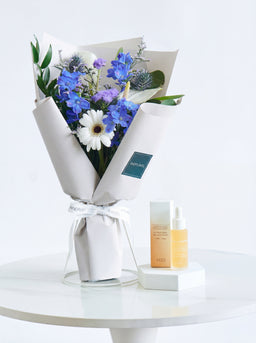 OSAJI ハンド美容液とおまかせブーケS ブルーのセット