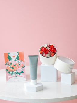 【母の日】OSAJI「ハンドクリーム」とプリザーブドフラワーボックスのセット