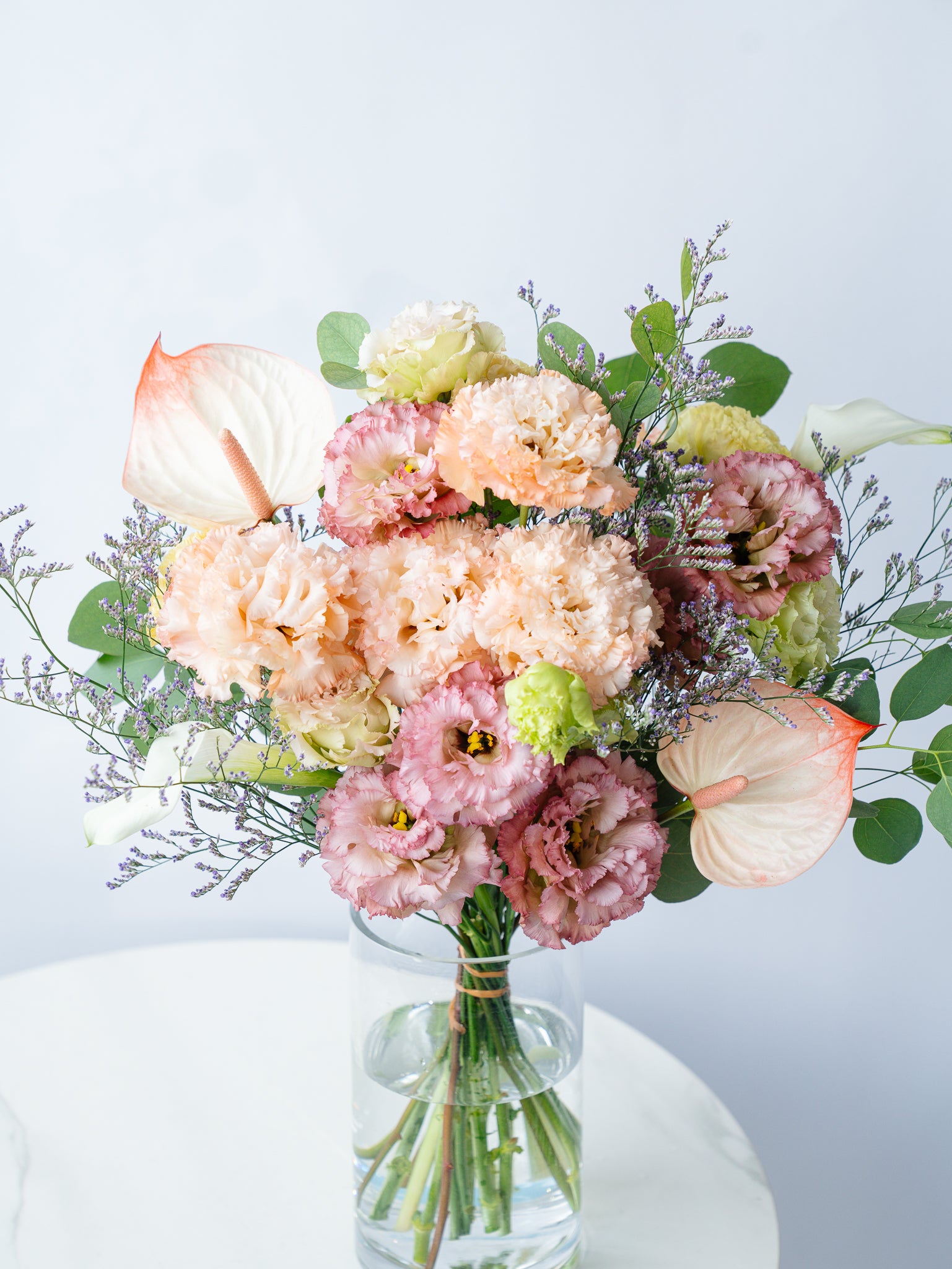 6月の誕生花】トルコキキョウの生花の花束L | お花の通販AND FLOWER