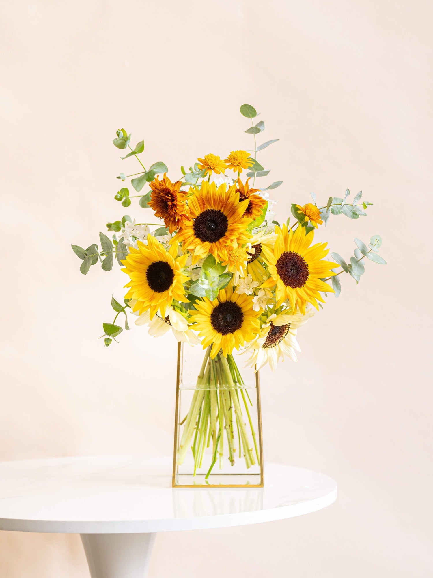 夏季限定】絵画のようなひまわりの花束L | お花の通販AND FLOWER