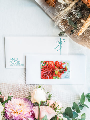 【フラワーギフトチケット】AND PLANTS Flower Gift Ticket Premium